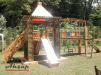 Ahşap Çocuk Oyun Parkı - Yörük Oyun Seti